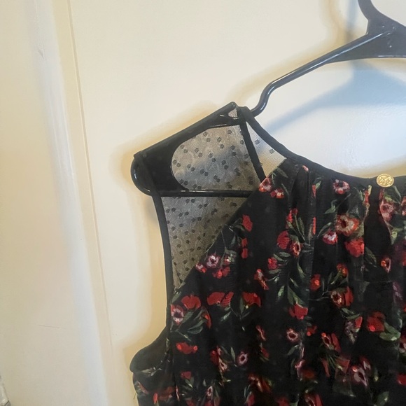 Draper James RSVP Floral Print Tulle dress. - Picture 3 of 11